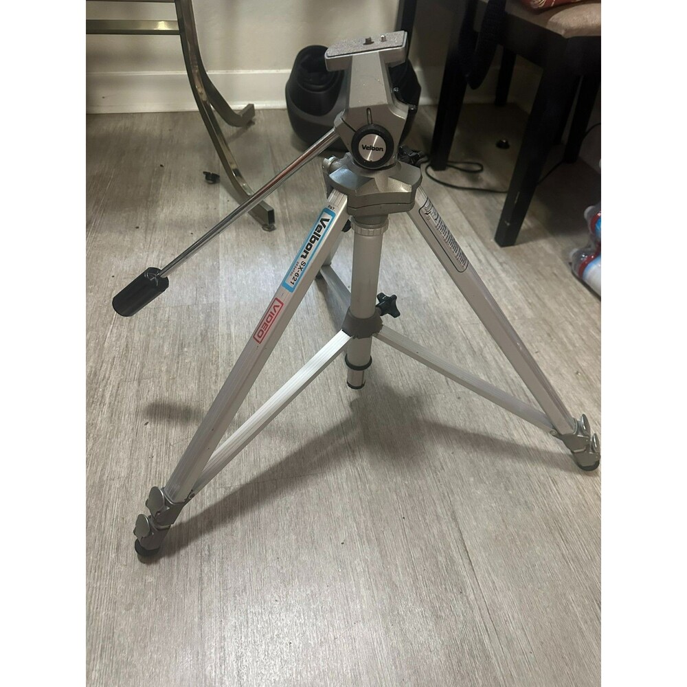 Velbon SX-621 Lightweight Aluminum Video Tripod, Compact